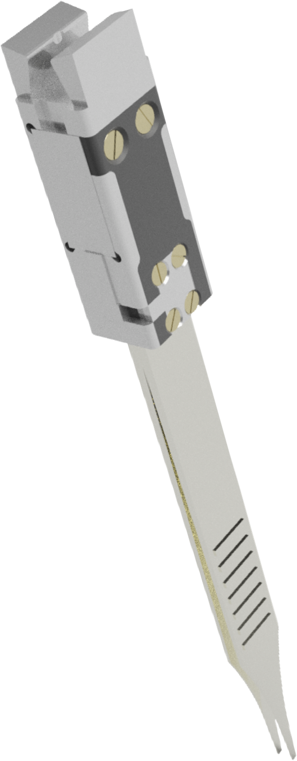 CryoShuffle tweezers: plunge-freezer tweezers that apply ultrasonic excitation during vitrification